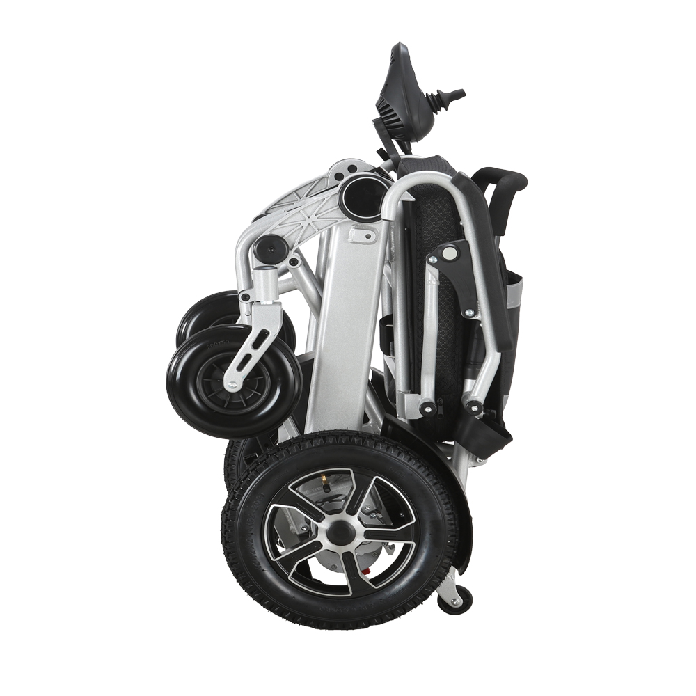 XFGW25-203铝合金旅行折叠成人电动轮椅