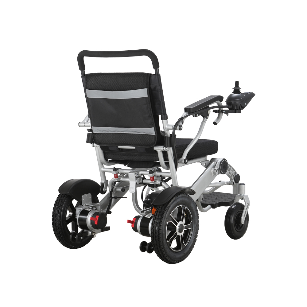 XFGW25-203铝合金旅行折叠成人电动轮椅